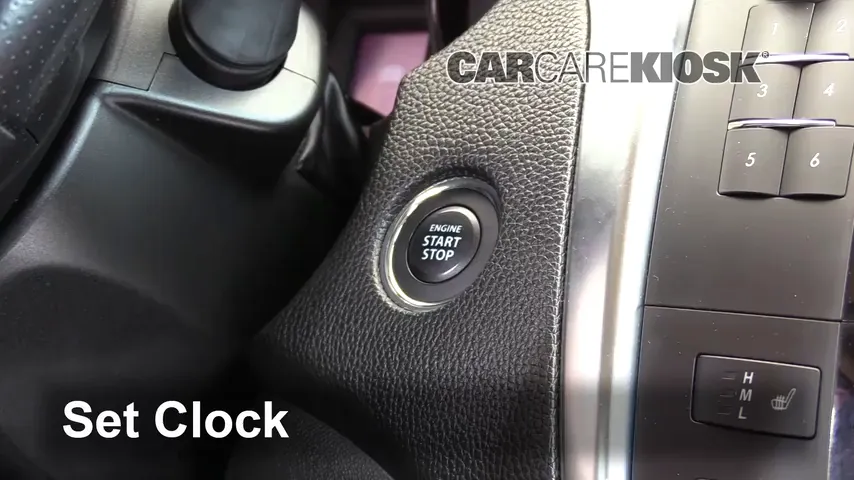 2013 Suzuki Kizashi GTS 2.4L 4 Cyl. Clock